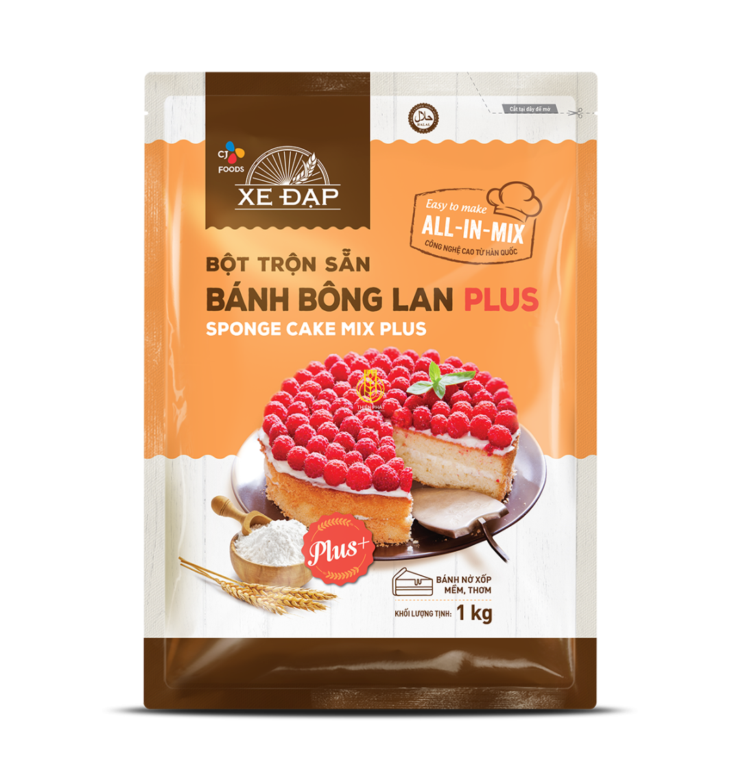 Bột Bánh Bông Lan Plus - CJ Xe Đạp