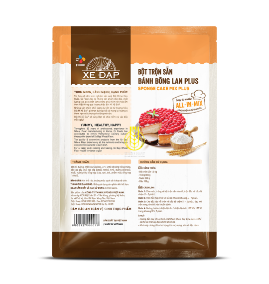 Bột Bánh Bông Lan Plus - CJ Xe Đạp