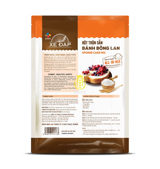 Bột Bánh Bông Lan - CJ Xe Đạp