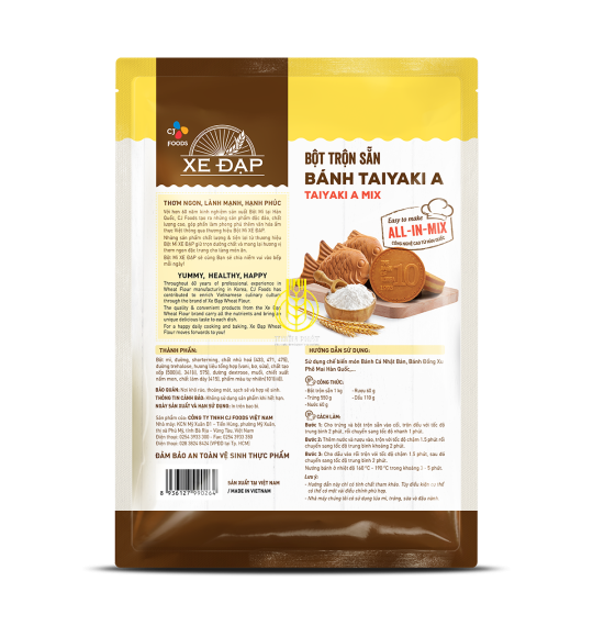 BỘT BÁNH TAIYAKI A - CJ Xe Đạp